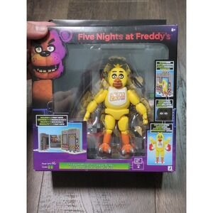 Five Nights at Freddys Chica with Office Action Figure Set Jazwares FNF0025 New